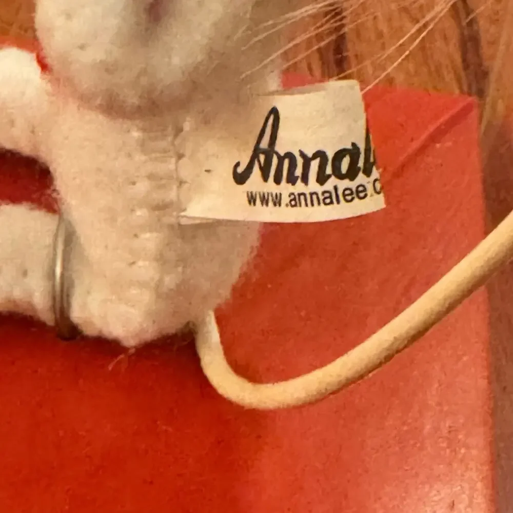 Valentine's Day Annalee Doll Mouse 2008 Key to My Heart in Box Anthropomorphic